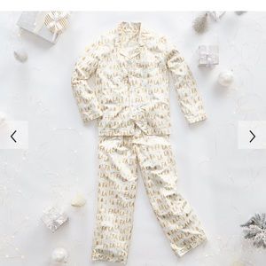 POTTERY BARN TEEN FALALA METALLIC PJ SET NEVER WORN